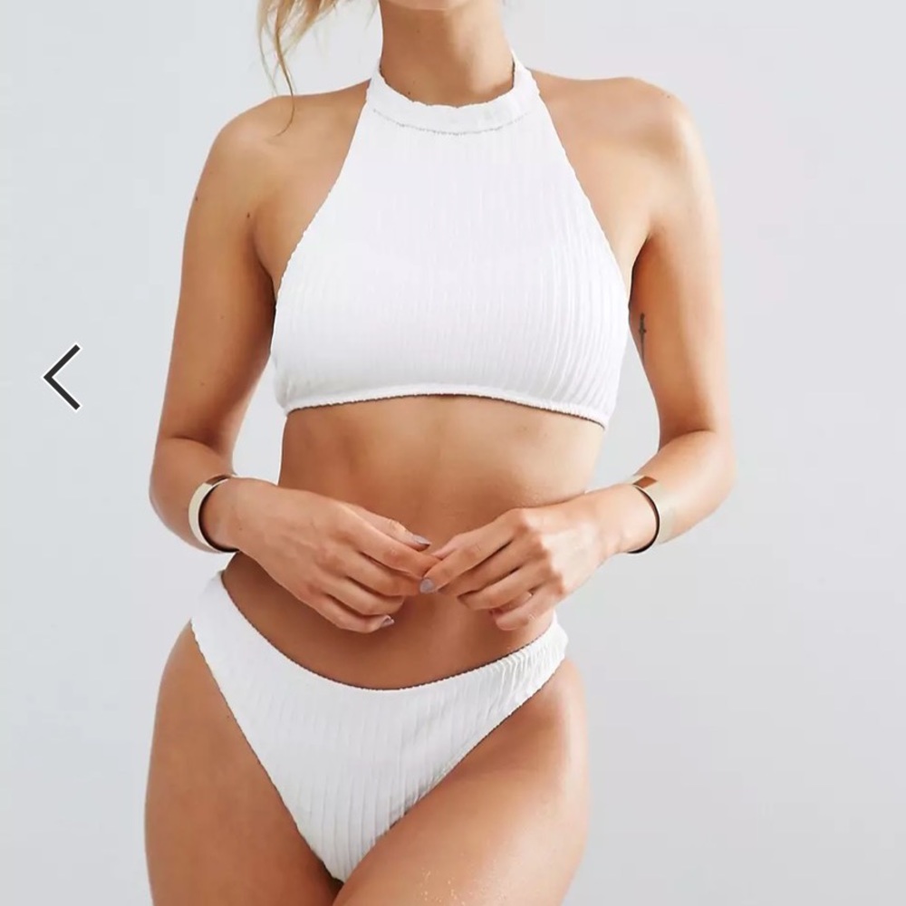 NWT Misguided High Neck Bikini SET